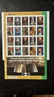 Folha Completa de Selos do Brasil - Heróis Nacionais - Brasil 2008 - Mint