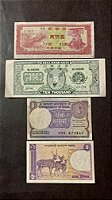 04 Cédulas Estrangeiras - Paises Asiaticos - Sob  (ref.392)