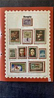 Folha de Album de Selos - Hungria - Com Protetores  (ref.427)