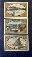 03 Cédulas Notgeld - Ritterbude - Alemanha  (ref.487)