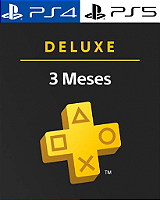 PlayStation Plus Deluxe 3 meses PS4/PS5 - Mídia Digital
