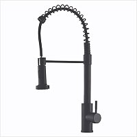 Torneira Gourmet Acqua Metais 3017 Preta Para Cozinha