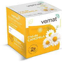 CHÁ CAMOMILA ORGÂNICO 10 SACHÊS VEMAT