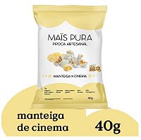 Pipoca Artesanal Mais Pura Manteiga de Cinema 40g