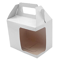 Caixa para Caneca de 325ml com Visor - Unidade