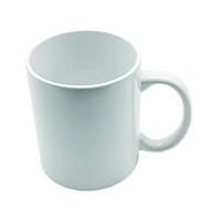 Caneca Branca AAA Porcelana Importada para Sublimação - Unidade