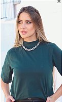blusa gola alta G branco