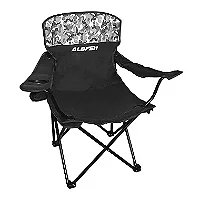 Cadeira Para Pescador Grande Dobrável Com Braço Hba-23mh - Albatroz Fishing Resiste Até 120kg