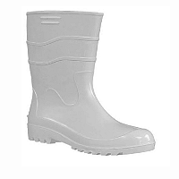 Bota de PVC Branca Cano Médio 28 cm Workflex CA 37.130