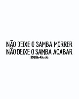 Não Deixe o Samba Morrer [Minimalista]