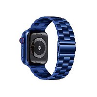Pulseira para Apple Watch Metal Caixa:42/44/45/46/49mm;Cor:Prata / Preto