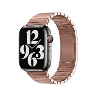 Pulseira para Apple Watch Metal Elos Caixa:42/44/45/46/49 mm;Cor:Rosê Gold