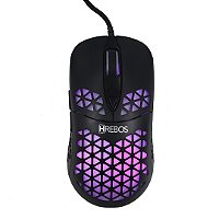 Mouse Gamer LED RGB 7 Botões 1200 DPI Hrebos HS-192