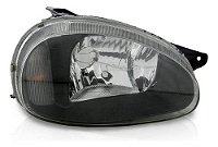 Farol Principal Corsa 00/ Ld Lente Lisa M.negra