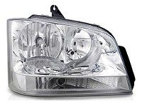 Farol Principal S10 Blazer 01/12 Cromado Pisca Cristal Ld