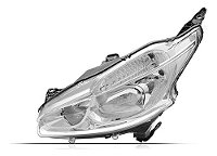 Farol Principal 208 Le 2013/2016 Sem Led