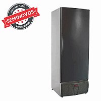 Cervejeira Cervejeiro Geladeira Bebida Grande  570 L Porta Cega Preta Seminova -4°C