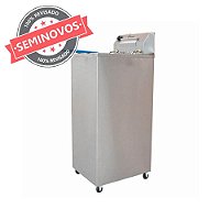 Fritadeira Fritador Elétrico Inox Zona Fria Óleo Alta 15 Litros 2 Cestos Seminovo