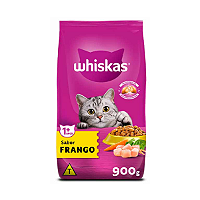 Ração Whiskas Frango para Gatos Adutos 900g