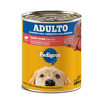 Ração Úmida Pedigree Lata Patê de Carne para Cães Adultos 280g