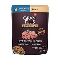 Ração Úmida GranPlus Sachê Gatos Castrados Sabor Frango 85g