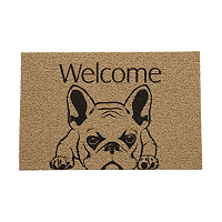 Tapete Kapazi Vinil Pet Dog Welcome Bulldog