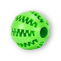 Brinquedo Bola Interativa Cães Porta Ração Petiscos Verde