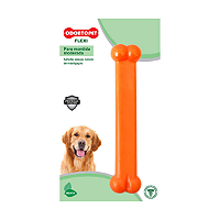 Brinquedo Odontopet Osso Bone Flexi Laranja para Cães