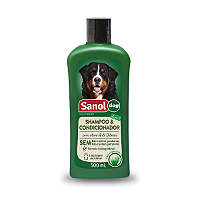Shampoo e Condicionador Sanol Capim Limão para Cães 500mL