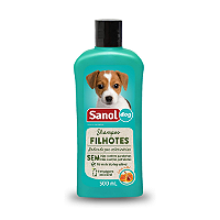 Shampoo Sanol Filhotes Mel para Cães e Gatos 500mL
