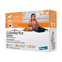 Antipulgas Comfortis 270mg Cães de 4,5 a 9Kg e Gatos de 2,8 a 5,4Kg 1 comprimido