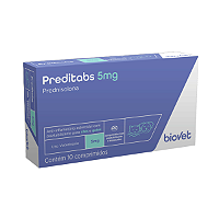 Anti-inflamatório Predinisolona Preditabs 5mg - 10 Comprimidos