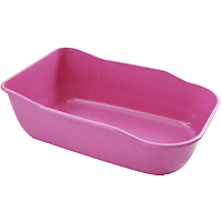 Bandeja Sanitária Durapets Luxo Rosa para Gatos