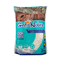 Areia Pedra Higiênica Gato Nobre 100% Natural 2kg