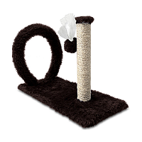 Arranhador Retangular com Arco Preto para Gatos