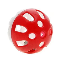 Brinquedo Bola Plástica com Guizo para Gatos 5cm - Cores Sortidas