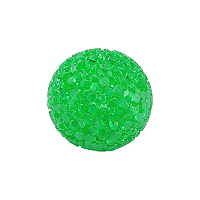 Brinquedo Bola Borracha com Guizo Mini para Gatos 3,5cm - Cores Sortidas