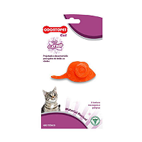 Brinquedo Odontopet Mouse Infused Catnip Laranja para Gatos