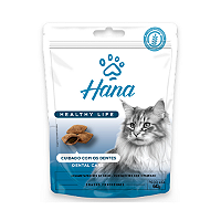Snacks Hana Nuggets Cuidado com os Dentes Gatos Adultos 60g