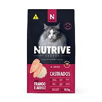 Ração Nutrive Select Gatos Castrados Frango e Arroz 10,1kg