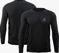 Camiseta Poliamida de pesca - Proteção Solar 50+ UV Mar Negro