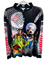 Camiseta de pesca com proteção UV 50+ Brk Corinthians