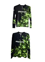 Camiseta de pesca com proteção UV 50+ MAR NEGRO pai e filho