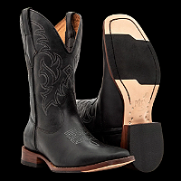 BOTA MASCULINA BONAZUS CRAZY HORSE PRETA