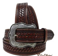 CINTO PAUL WESTERN MASCULINO MARROM BASICO 373