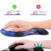 Mouse Pad Ergonômico - Inglês | Modelo Premium