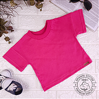 Camiseta Oversized Menina Bebê 0 a 4 Anos – Miniatto Algodão