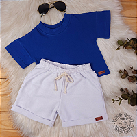 Conjunto Camiseta e Short Bebê 0 a 4 Anos – Miniatto Algodão