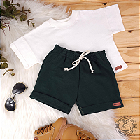 Conjunto Camiseta e Short Bebê 0 a 4 Anos – Miniatto Algodão