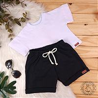 Conjunto Camiseta e Short Bebê 0 a 4 Anos – Miniatto Algodão